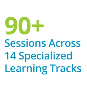 90+ Sessions Across 14 Specialized Learning Tracks