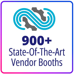 900+ State-Of-The-Art Vendor Booths