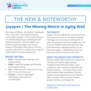 Joyspan | The Missing Metric in Aging Well