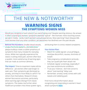 Warning Signs | The Symptoms Women Miss