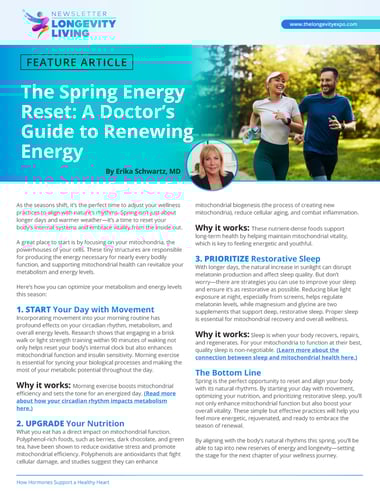 The Spring Energy Reset