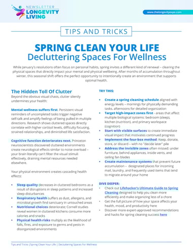 Spring Clean Your Life