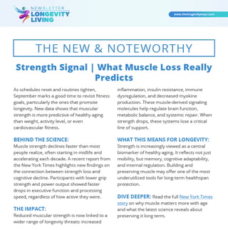 Strength Signal | What Muscle Loss Really Predicts