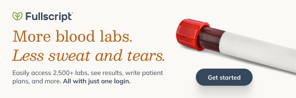 Fullscript - More blood labs. Less sweat and tears